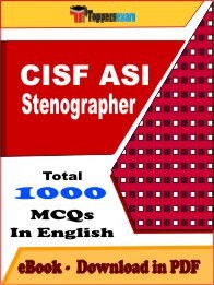 CISF ASI Stenographer PDF Book In English