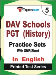 DAV Schools PGT (History)  Book in English - Mock Test / Practice Set
