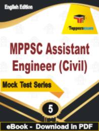 MPPSC Assistant Engineer (Civil) Test PDF Book In English - Practice Set