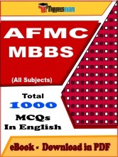 EBook of AFMC MBBS Exam, PDF Format in English