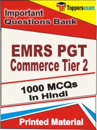 EMRS PGT Commerce (Tier- 2)   Book in Hindi - Objective MCQ