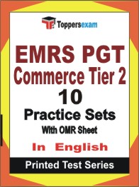 EMRS PGT Commerce (Tier- 2) Book in English - Practice Set