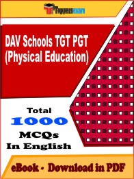 DAV Schools TGT PGT (Physical Education) PDF Book in English - MCQ / Objective Questions