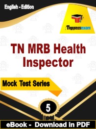TN MRB Health Inspector Test  PDF Book In English - Practice Set
