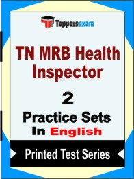 TN MRB Health Inspector Book in English - Question Paper / Practice Set