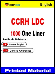 CCRH LDC One Liner Book in English