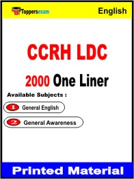 CCRH LDC One Liner Book in English