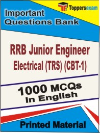 RRB Junior Engineer Electrical (TRS) (CBT-1) Book in English - Objective MCQ