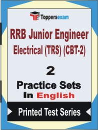 RRB Junior Engineer Electrical (TRS) (CBT-2) Book in English - Question Paper / Practice Set