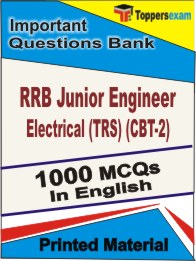 RRB Junior Engineer Electrical (TRS) (CBT-2) Book in English - Objective MCQ