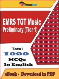 EMRS TGT Music Preliminary (Tier 1) PDF Book in English - MCQ / Objective Questions