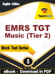 EMRS TGT Music (Tier 2) Test PDF Book In English - Practice Set