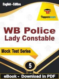 WB Police Lady Constable Test PDF Book In English - Practice Set