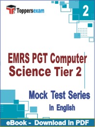 EMRS PGT Computer Science (Tier- 2) Test PDF Book In English - Question Paper