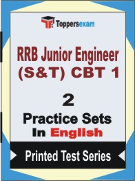 RRB Junior Engineer (S&T) CBT 1 Book in English - Question Paper / Practice Set