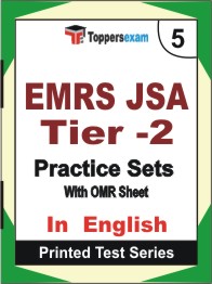 EMRS JSA (Tier -2) Book in English - Mock Test / Practice Set