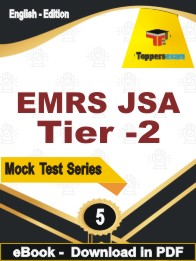 EMRS JSA (Tier -2) Test PDF Book In English - Practice Set