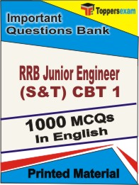 RRB Junior Engineer (S&T) CBT 1 Book in English - Objective MCQ