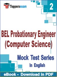 BEL Probationary Engineer (Computer Science)  Test PDF Book In English - Question Paper
