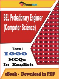 BEL Probationary Engineer (Computer Science)   PDF Book In English - MCQ / Objective Questions
