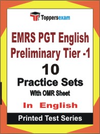 EMRS PGT English Preliminary (Tier -1) Book in English - Practice Set