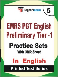 EMRS PGT English Preliminary (Tier -1)   Book in English - Mock Test / Practice Set