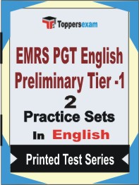 EMRS PGT English Preliminary (Tier -1)   Book in English - Question Paper / Practice Set