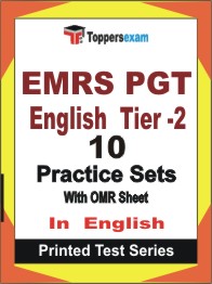 EMRS PGT English  (Tier-2) Book in English - Practice Set
