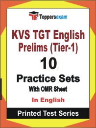 KVS TGT English Prelims ( Tier-1 ) Book in English - Practice Set