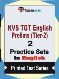 KVS TGT English Prelims ( Tier-2 ) Book in English - Question Paper / Practice Set