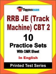 RRB JE (Track Machine) CBT 2 Book in English - Practice Set