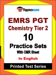 EMRS PGT Chemistry Tier 2 Book in English - Practice Set
