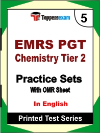 EMRS PGT Chemistry Tier 2 Book in English - Mock Test / Practice Set