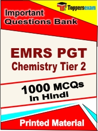 EMRS PGT Chemistry Tier 2 Book in Hindi - Objective MCQ