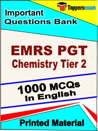 EMRS PGT Chemistry Tier 2 Book in English - Objective MCQ