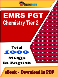 EMRS PGT Chemistry Tier 2 PDF Book In English - MCQ / Objective Questions