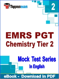 EMRS PGT Chemistry Tier 2 PDF Book In English - Question Paper