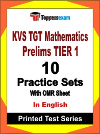 KVS TGT Mathematics Prelims (TIER 1) Book in English - Practice Set