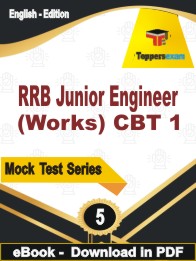 RRB Junior Engineer (Works) CBT 1 Test PDF Book In English - Practice Set