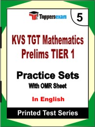 KVS TGT Mathematics Prelims (TIER 1) Book in English - Mock Test / Practice Set