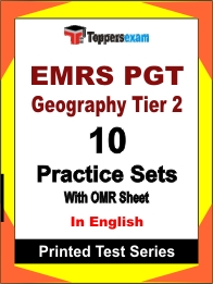 EMRS PGT Geography Tier 2 Book in English - Practice Set