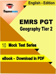 EMRS PGT Geography Tier 2 PDF Book In English - Mock Test/Practice Set