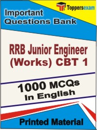 RRB Junior Engineer (Works) CBT 1 Book in English - Objective MCQ