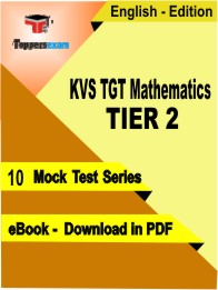 KVS TGT Mathematics TIER 2 Test PDF Book in English - Mock Test/Practice Set