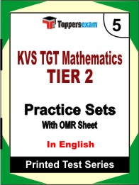 KVS TGT Mathematics TIER 2 Book in English - Mock Test / Practice Set
