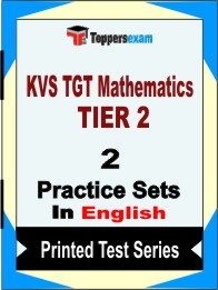 KVS TGT Mathematics TIER 2 Book in English - Question Paper / Practice Set