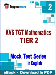 KVS TGT Mathematics TIER 2 Test PDF Book In English - Question Paper