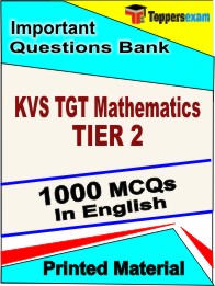 KVS TGT Mathematics TIER 2 Book in English - Objective MCQ