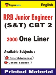 RRB Junior Engineer (S&T) CBT 2 One Liner Book in English