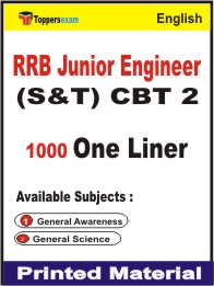 RRB Junior Engineer (S&T) CBT 2 One Liner Book in English